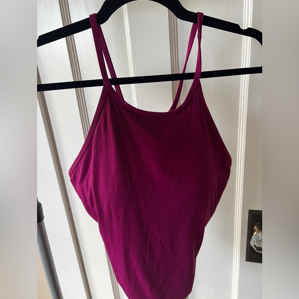 Lululemon Magenta Workout Crop Top Size 10